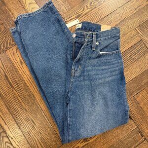 Madewell Petite Baggy Straight Jeans in Firthway Wash - Size 25P (NWT)